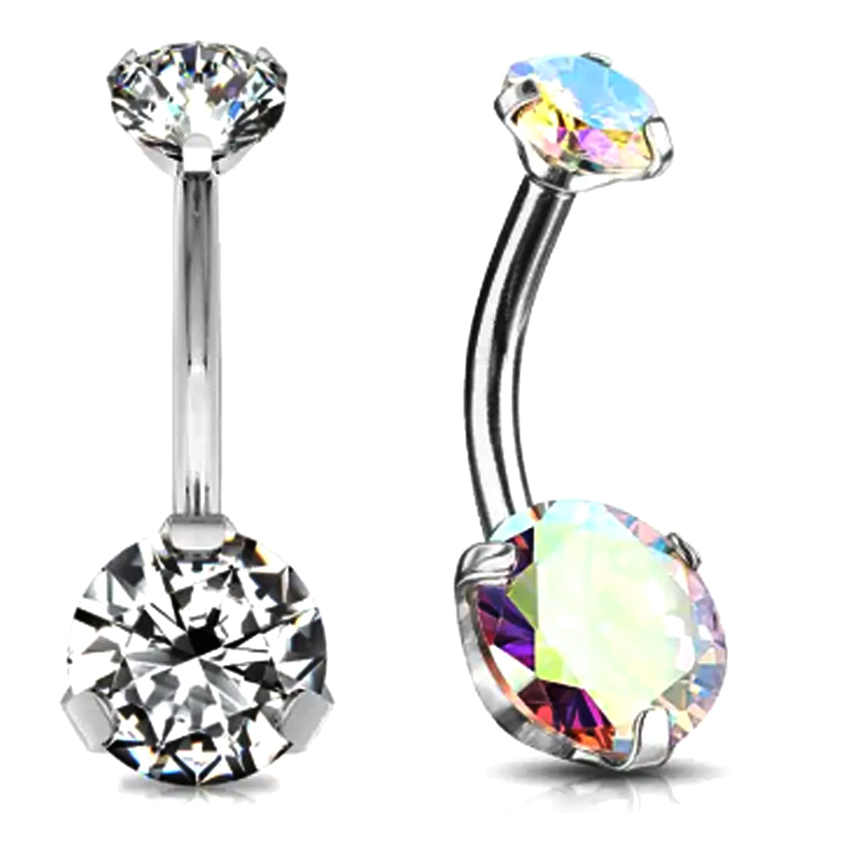 Sterilized Crystal Belly Button Piercing